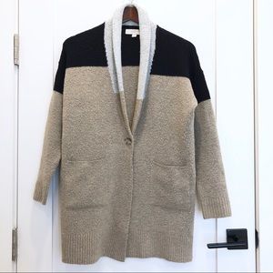 Loft Italian Yarn Perfect Neutral Long Cardigan XS